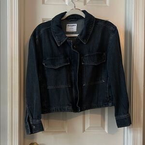 Old Navy Women's Cropped Denim Jacket Shacket, MP